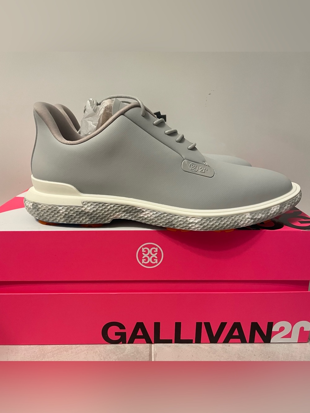 G/Fore Nimbus Camo Gallivan2r TPU Golf Shoe Men's Size 8 Shoes Grey